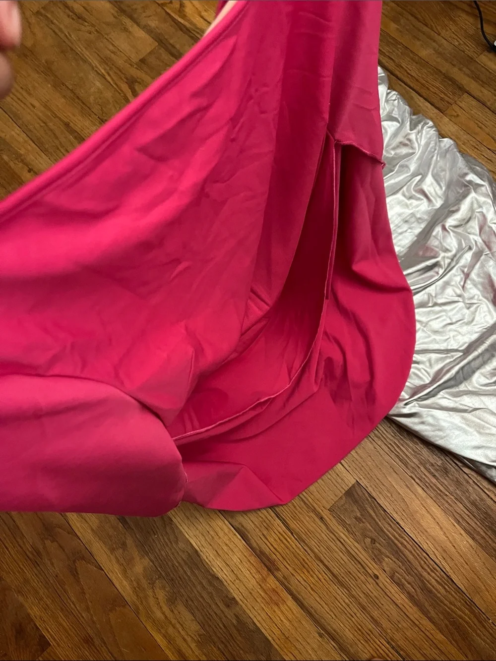 SHEIN pink asymmetrical